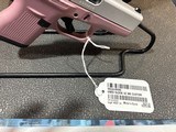 USED Glock 42 - Stainless/Pink cerakote - NEVER FIRED - 3 of 4