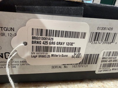 Millers Exclusive Browning 425 American Sporter Grade 6 12ga/32 Gray - Image 8 of 8
