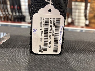USED Savage 12 22-250 - Consignment - Image 3 of 3