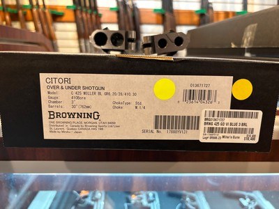 Browning 425 American Sporter - Millers Exclusive- Grade 6 - Blued - 3 barrel set - Image 13 of 13