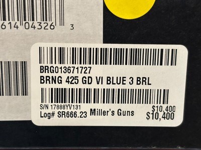 Browning 425 American Sporter - Millers Exclusive- Grade 6 - Blued - 3 barrel set - Image 12 of 13