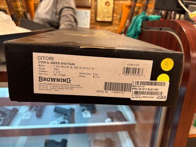 Browning 425 American Sporter - Millers Exclusive - Grade 6 - Blued - 3 barrel set - Image 13 of 13