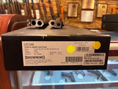 Browning 425 American Sporter - Millers Exclusive - Grade 6 - Blued - 3 barrel set - Image 13 of 13