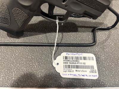 USED Taurus PT111 G2 - Consignment - Image 3 of 3
