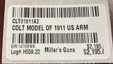 Colt 1911 - NEVER FIRED - Image 7 of 7