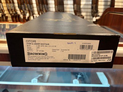 Browning Citori 825 Sporting Adjustable 12ga 32