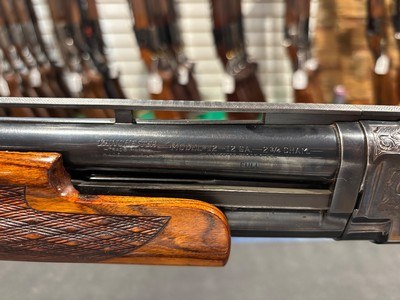 USED Winchester Model 12- Engraved - Consignment - Image 11 of 12