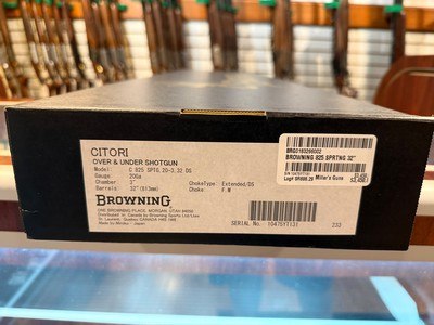 Browning Citori 825 Sporting 20ga 32" - Image 4 of 4