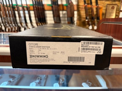 Browning Citori CXT Trap Adjustable 12ga 32