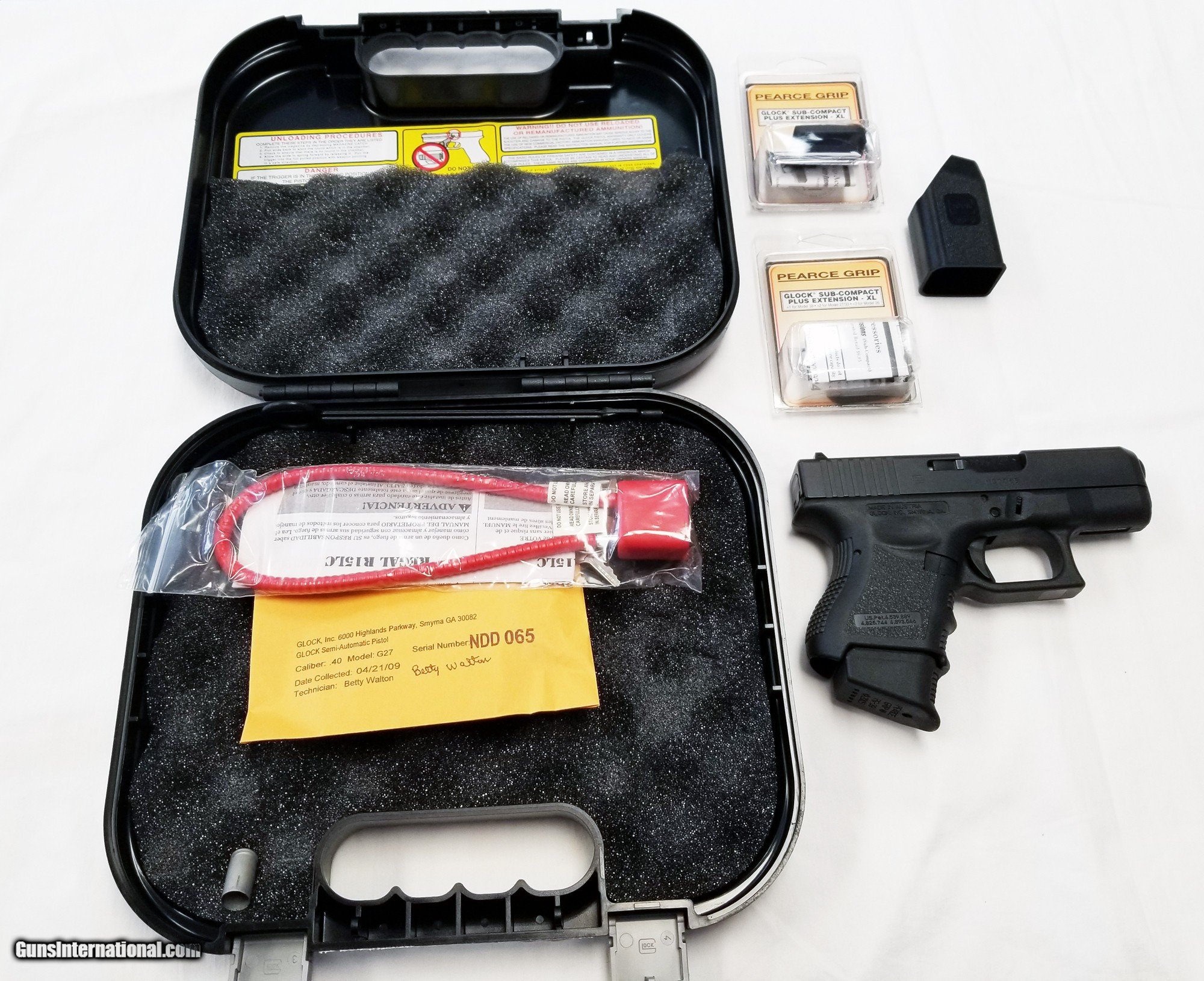 Glock 27 Gen 4 Subcompact 40 S&W 3.4