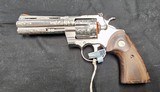 COLT PYTHON 357 MAGNUM FACTORY ENGRAVED A TRUE WORK OF ART! - 3 of 3
