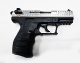 WALTHER P22Q PISTOL NIB TWO MAGZINES BLACK AND NICKEL EXTRA BACKSTRAP, MADE IN GERMANY - 1 of 3