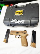 SIG SAUER P320M18 9MM FDE, WITH EXTRA MAGAZINES - 1 of 3