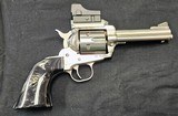 RUGER NEW MODEL BLACKHAWK 357 MAGNUM WITH TWO SETS OF GRIPS AND RED DOT - 3 of 3