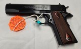 COLT GOVERNMENT MODEL 5" NATIONAL MATCH BARREL 38 SUPER. SERIES 70. ROYAL BLUE FINISH - 3 of 4