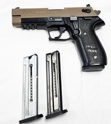 SIG SAUER MOSQUITO PISTOL WITH 2 EXTRA AMAGS, CAMO SLIDE,