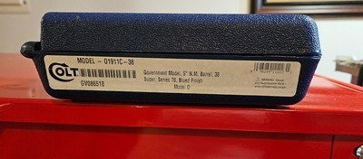COLT GOVERNMENT MODEL 38 SUPER NATIONAL MATCH BARREL SERIES 70 - Image 2 of 4