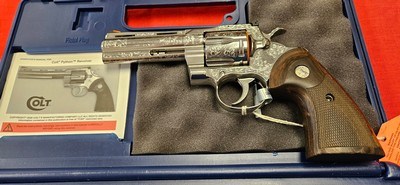 COLT PYTHON SP4WTS, 357 MAGNUMBEAUTIFULLY ENGRAVED BRAND NEW - Image 2 of 3