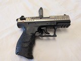 NEW WALTHER P22Q TACTICAL WITH NICKEL SLIDE - Image 1 of 4