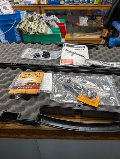 Sig Sauer 522 SWAT RIMFIRE RIFLE EXCELLENT CONDITION WARRANTY & PAPERWORK WITH 5 MAGAZINES AND WEAVER SCOPE IN ORIGINAL SIG BOX - Image 1 of 4