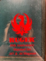 Ruger 50th Anniversary Matched Set Blackhawks **.44 Mag & .357 Mag ** - 5 of 5