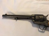 Colt 1873 SAA 44-40; FRONTIER SIX SHOOTER - ETCHED PANEL IS CLEAR; 7.5” barrel; Ivory Grips; Factory Letter - 8 of 20