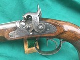 German Double Bareel Percussion Pistol by Jung & Son of Suhl - 4 of 16