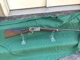 1886 Winchester Rifle with Lyman Tang Sight - 1 of 20
