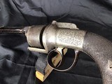 1840-1850 English Transitional Double Action Percussion Revolver - 18 of 20