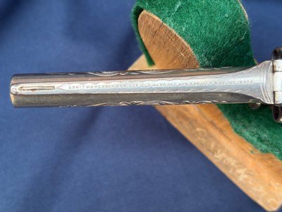 Smith and Wesson 1st Model Third issue Factory Engraved Pocket Revolver - Image 10 of 14