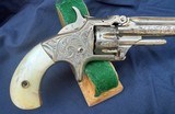 Smith and Wesson 1st Model Third issue Factory Engraved Pocket Revolver - Image 3 of 14