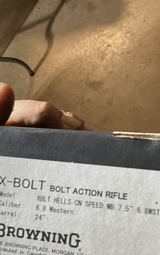 Browning X-Bolt hells canyon 6.8 western - 2 of 2