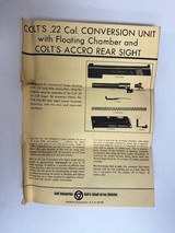 COLT, .22 CONVERSION KIT (NOS), .22 LR - 5 of 5