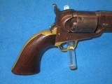 AN EARLY & DESIRABLE U.S. CIVIL WAR MILITARY COLT MODEL 1851 PERCUSSION NAVY REVOLVER ISSUED TO THE ARMY IN NICE UNTOUCHED CONDITION! - 6 of 18