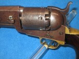 AN EARLY & DESIRABLE U.S. CIVIL WAR MILITARY COLT MODEL 1851 PERCUSSION NAVY REVOLVER ISSUED TO THE ARMY IN NICE UNTOUCHED CONDITION! - 3 of 18