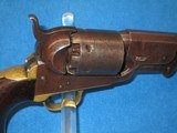 AN EARLY & DESIRABLE U.S. CIVIL WAR MILITARY COLT MODEL 1851 PERCUSSION NAVY REVOLVER ISSUED TO THE ARMY IN NICE UNTOUCHED CONDITION! - 7 of 18