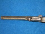 DELUXE NIMSCHKIE ENGRAVED COLT MODEL 1851 PERCUSSION NAVY REVOLVER WITH FACTORY DELUXE GRIPS & ITS ORIGINAL SILVER FINISH IN EXCELLENT CONDITION - 12 of 13
