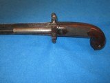 A VERY SCARCE & EXTREMELY LARGE FRENCH DUMONTHIER TYPE DOUBLE BARREL PERCUSSION KNIFE PISTOL IN NICE UNTOUCHED CONDITION! - 9 of 19