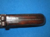 A VERY SCARCE & EXTREMELY LARGE FRENCH DUMONTHIER TYPE DOUBLE BARREL PERCUSSION KNIFE PISTOL IN NICE UNTOUCHED CONDITION! - 18 of 19