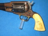 A SCARCE REMINGTON NEW MODEL SINGLE ACTION PERCUSSION BELT
REVOLVER WITH DELUXE EAGLE GRIPS IN EXCELLENT UNTOUCHED CONDITION! - 2 of 13