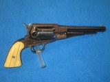 A SCARCE REMINGTON NEW MODEL SINGLE ACTION PERCUSSION BELT
REVOLVER WITH DELUXE EAGLE GRIPS IN EXCELLENT UNTOUCHED CONDITION! - 4 of 13