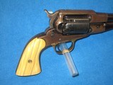 A SCARCE REMINGTON NEW MODEL SINGLE ACTION PERCUSSION BELT
REVOLVER WITH DELUXE EAGLE GRIPS IN EXCELLENT UNTOUCHED CONDITION! - 5 of 13