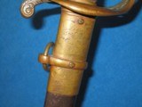 A U.S. CIVIL WAR MODEL 1850 FOOT OFFICERS SWORD PRESENTED TO "LIEUT. BRD. E. BACKER" OF THE 47TH MASS. VOLS. ON FEB. 2, 1863 IN NICE UNTOUCH - 2 of 15