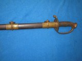 A U.S. CIVIL WAR MODEL 1850 FOOT OFFICERS SWORD PRESENTED TO "LIEUT. BRD. E. BACKER" OF THE 47TH MASS. VOLS. ON FEB. 2, 1863 IN NICE UNTOUCH - 4 of 15