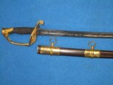 AN EARLY U.S. CIVIL WAR MODEL 1850 STAFF & FIELD OFFICERS SWORD IN MINTY CONDITION! - 3 of 12