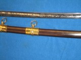 AN EARLY U.S. CIVIL WAR MODEL 1850 STAFF & FIELD OFFICERS SWORD IN MINTY CONDITION! - 6 of 12