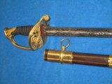AN EARLY U.S. CIVIL WAR MODEL 1850 STAFF & FIELD OFFICERS SWORD IN MINTY CONDITION! - 5 of 12