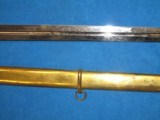 A VERY EARLY & VERY HIGH GRADE AMES MFG. CO. NEW YORK OFFICERS MILITIA SWORD IN EXCELLENT PLUS CONDITION! - 11 of 14