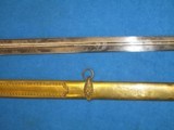 A VERY EARLY & VERY HIGH GRADE AMES MFG. CO. NEW YORK OFFICERS MILITIA SWORD IN EXCELLENT PLUS CONDITION! - 4 of 14