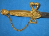 A VERY EARLY & VERY HIGH GRADE AMES MFG. CO. NEW YORK OFFICERS MILITIA SWORD IN EXCELLENT PLUS CONDITION! - 13 of 14